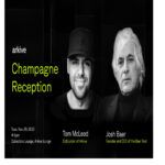 Reception with Arkive and the Baer Faxt: Tom & Josh