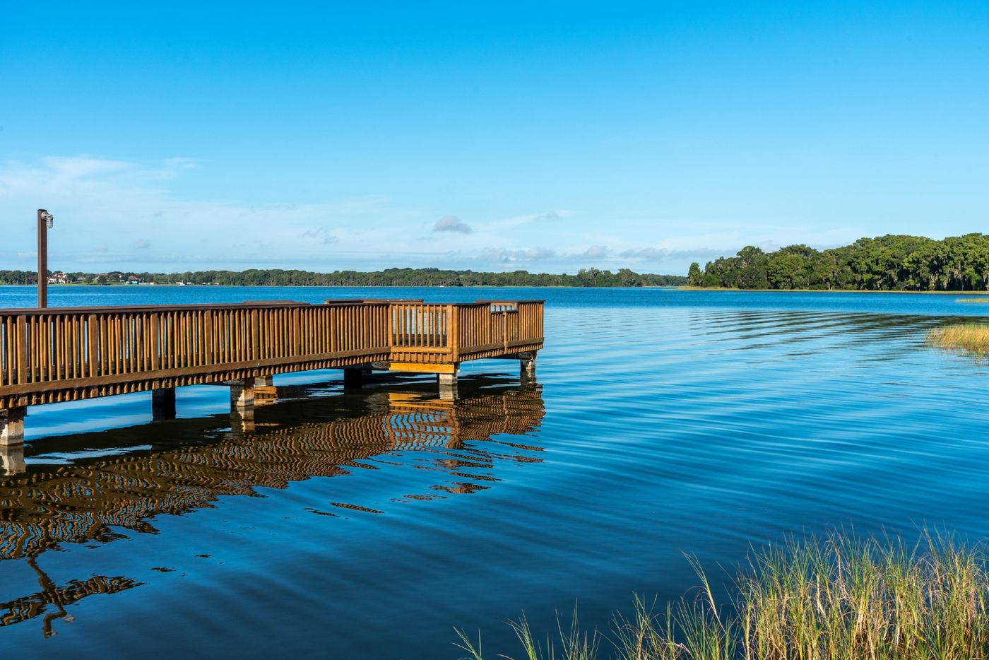Pier at Lake Harris